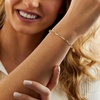 image:imageRossSimons 10kt Yellow Gold Paper Clip Link Braceletno gemstone