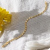 image:imageRossSimons 10kt Yellow Gold WavyLink Braceletno gemstone