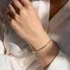image:imageRossSimons 10kt Yellow Gold WavyLink Braceletno gemstone