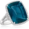 image:imageRossSimons 1200 Carat London Blue Topaz and 40 ct tw Diamond Ring in 14kt White GoldTopaz