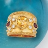 image:imageRossSimons 140 Carat Citrine and 80 ct tw Rhodolite Garnet Ring With 60 ct tw White Topaz in 18kt Gold Over SterlingCitrine