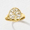 image:imageRossSimons 14kt 2Tone Gold CutOut Tree Of Life RingNo Gemstone