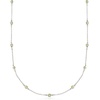 image:imageRossSimons 180 ct tw Peridot Station Necklace in Sterling SilverPeridot