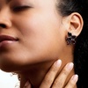 image:imageRossSimons 1810 ct tw Garnet Cluster Earrings in Sterling Silver