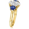image:imageRossSimons 200 Carat LabGrown Diamond Ring With 100 ct tw Sapphires in 14kt Yellow GoldDiamond
