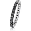 image:imageRossSimons 200 ct tw Black Diamond Eternity Band in 14kt White Golddiamondcolored