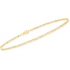 image:imageRossSimons 22mm 10kt Yellow Gold CurbLink Anklet 10 inches
