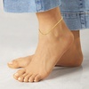 image:imageRossSimons 22mm 10kt Yellow Gold CurbLink Anklet 10 inches