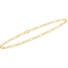 image:imageRossSimons 25mm 10kt Yellow Gold FigaroLink Anklet 10 inches