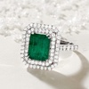 image:imageRossSimons 300 Carat Emerald and 160 ct tw Diamond Ring in 14kt White GoldEmerald