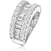 image:imageRossSimons 300 ct tw Baguette and Round Diamond Ring in 14kt White GoldDiamond