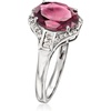 image:imageRossSimons 310 Carat Rhodolite Garnet Ring With 32 ct tw Diamonds in PlatinumRhodolite Garnet