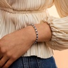 image:imageRossSimons 435 ct tw Simulated Gemstone and 435 ct tw CZ Tennis Bracelet in Sterling SilverSapphire