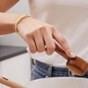 image:imageRossSimons 5mm 10kt Yellow Gold Round Bangle Braceletno gemstone
