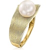 image:imageRossSimons 885mm Cultured Pearl Ring in 18kt Gold Over Sterling