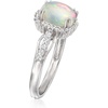 image:imageRossSimons Ethiopian Opal and 35 ct tw White Topaz Ring in Sterling SilverOpal