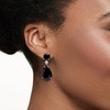 image:imageRossSimons Gemstone Teardrop Earrings with Diamond Accents in Sterling SilverOnyx