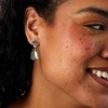 image:imageRossSimons Gemstone Teardrop Earrings with Diamond Accents in Sterling Silverprasiolitequartz