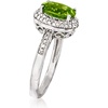 image:imageRossSimons Gemstone and DiamondAccented Ring in Sterling SilverPeridot