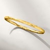 image:imageRossSimons Italian 10kt Yellow Gold Brushed Bangle Braceletno gemstone