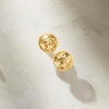 image:imageRossSimons Italian 10kt Yellow Gold DiamondCut Dome Stud Earrings
