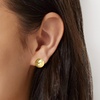 image:imageRossSimons Italian 10kt Yellow Gold DiamondCut Dome Stud Earrings