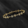 image:imageRossSimons Italian 10kt Yellow Gold Floral Ricami Bead Station Braceletno gemstone