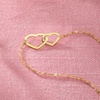 image:imageRossSimons Italian 10kt Yellow Gold Infinity Heart Braceletno gemstone