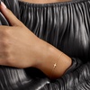 image:imageRossSimons Italian 10kt Yellow Gold Sideways Cross Braceletno gemstone