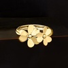 image:imageRossSimons Italian 14kt Yellow Gold Flower RingNo Gemstone