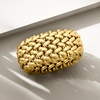 image:imageRossSimons Italian 14kt Yellow Gold RisoLink RingNo Gemstone