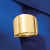 image:imageRossSimons Italian 14kt Yellow Gold Wide Polished RingNo Gemstone