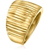 image:imageRossSimons Italian 18kt Yellow Gold Ribbed Dome RingNo Gemstone