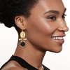 image:imageRossSimons Italian Tagliamonte Black Onyx and 60 ct tw Ruby Drop Earrings With Cultured Pearls in 18kt Gold Over Sterling