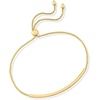 image:imageRossSimons Pure Collection 14kt Yellow Gold Round Bar Bolo Bracelet