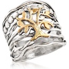 image:imageRossSimons Sterling Silver and 14kt Yellow Gold MultiRow Tree Of Life RingOther