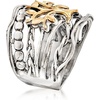image:imageRossSimons Sterling Silver and 14kt Yellow Gold MultiRow Tree Of Life RingOther