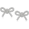 image:imagePure Collection by RossSimons 01 ct tw Diamond Bow Stud Earrings in Sterling Silver