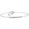 image:imagePure Collection by RossSimons 010 ct tw Diamond Bar Bracelet in Sterling SilverDiamond