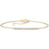 image:imagePure Collection by RossSimons 020 ct tw Diamond Bar Bracelet in 14kt Yellow GoldDiamond