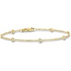 image:imagePure Collection by RossSimons 020 ct tw Diamond Station Bracelet in 14kt Gold