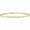 image:imagePure Collection by RossSimons 15mm 14kt Yellow Gold Herringbone Braceletno gemstone