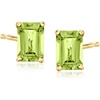 image:imagePure Collection by RossSimons 210 ct tw Peridot Stud Earrings in 14kt Yellow Gold
