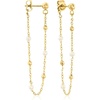image:imagePure Collection by RossSimons 225mm Cultured Pearl SingaporeChain Drop Earrings in 14kt Yellow Gold