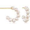 image:imagePure Collection by RossSimons 335mm Cultured Pearl CHoop Earrings in 14kt Yellow Gold