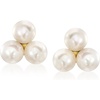 image:imagePure Collection by RossSimons 445mm Cultured Pearl Trio Earrings in 14kt Yellow Gold