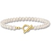 image:imagePure Collection by RossSimons 45mm Cultured Pearl Toggle Bracelet With 14kt Yellow Gold80 Inches