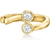 image:imagePure Collection by RossSimons Diamond 2Stone Ear Cuff in 14kt Yellow Gold