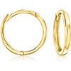 image:imagePure Collection by RossSimons Italian 14kt Yellow Gold CharmCompatible Huggie Hoop Earrings