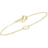 image:imagePure Collection by RossSimons Italian 14kt Yellow Gold Evil Eye Braceletno gemstone